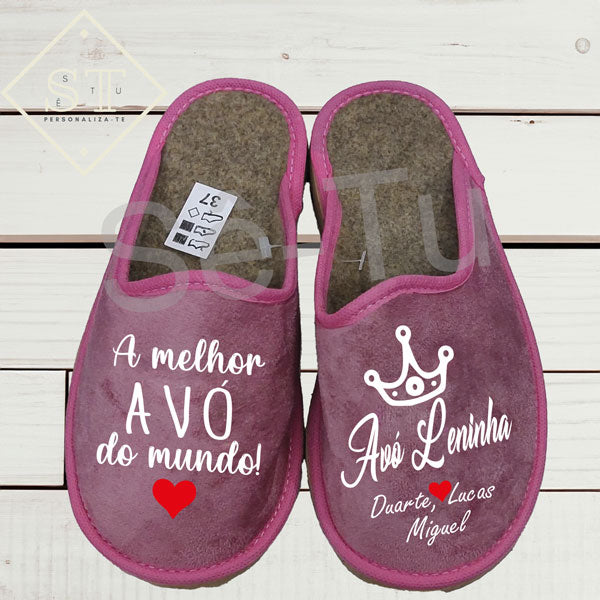 Chinelos Melhor Avó Do Mundo - Sê-Tu